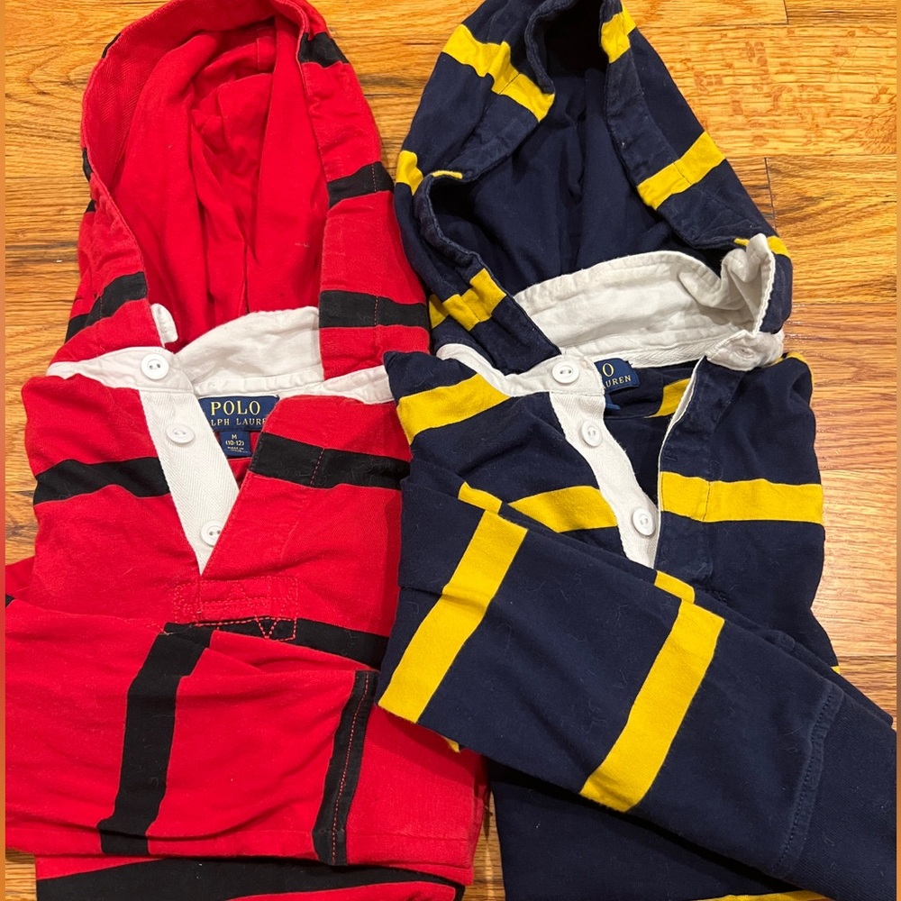 Polo by Ralph Lauren Red and Navy Kids Hoodies